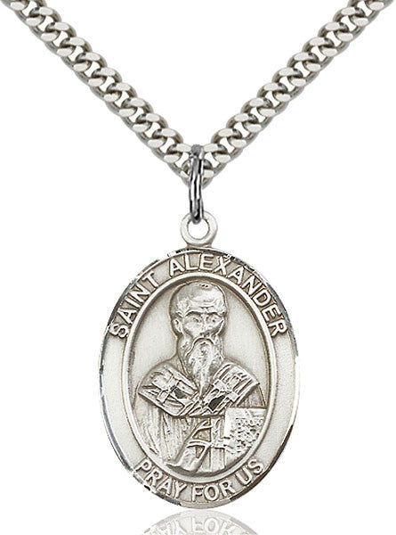 Sterling Silver St. Alexander Sauli Pendant