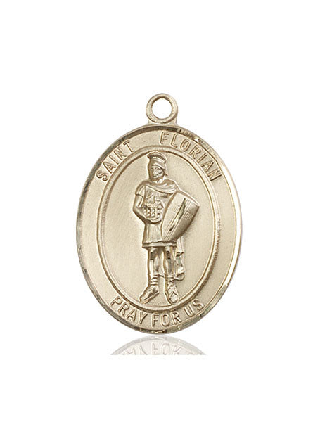 14kt Gold St. Florian Medal