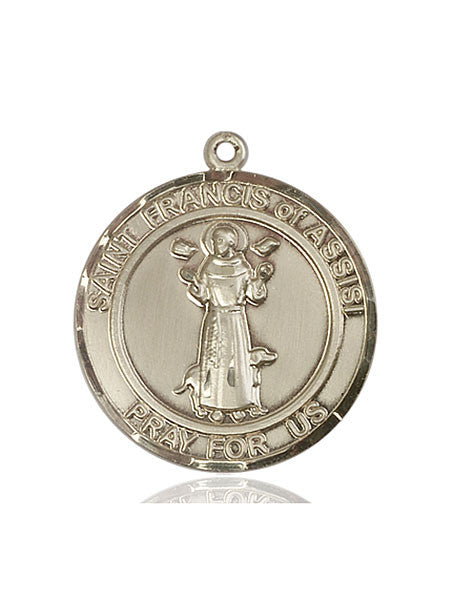 14kt Gold St. Francis of Assisi Medal