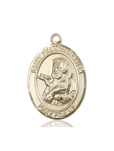 14kt Gold St. Francis Xavier Medal