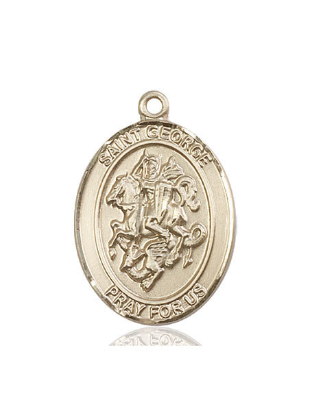 14kt Gold St. George Medal