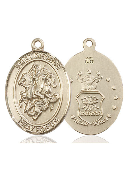 14kt Gold St. George Medal