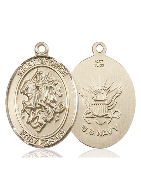 14kt Gold St. George Medal