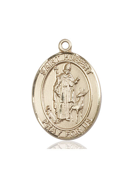 14kt Gold St. Hubert of Liege Medal