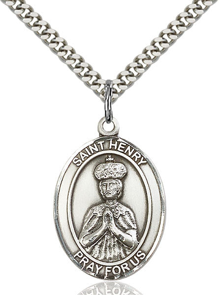 Sterling Silver St. Henry II Pendant