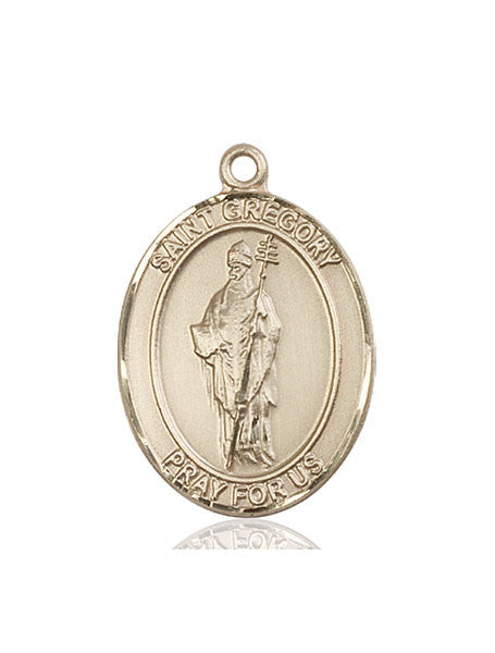 14kt Gold St. Gregory the Great Medal