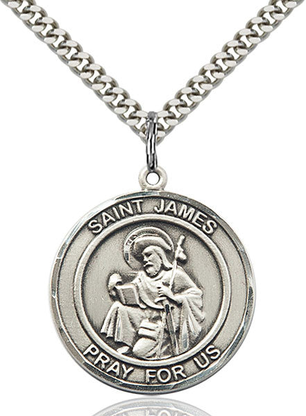 Sterling Silver St. James the Greater Pendant