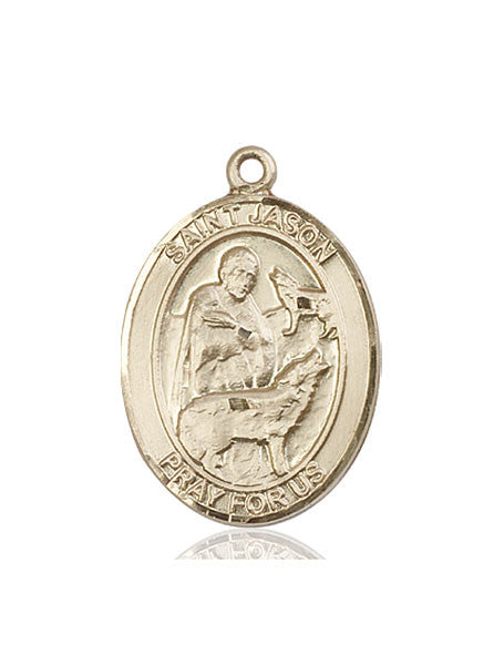 14kt Gold St. Jason Medal