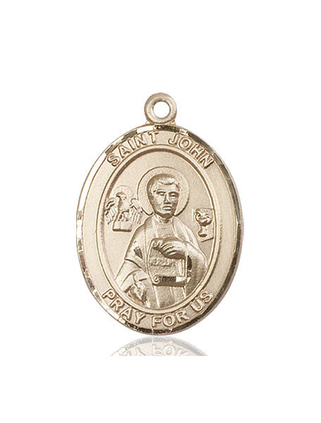 14kt Gold St. John the Apostle Medal