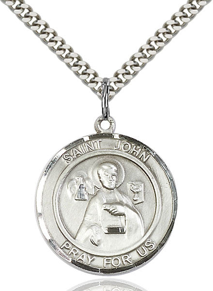 Sterling Silver St. John the Apostle Pendant