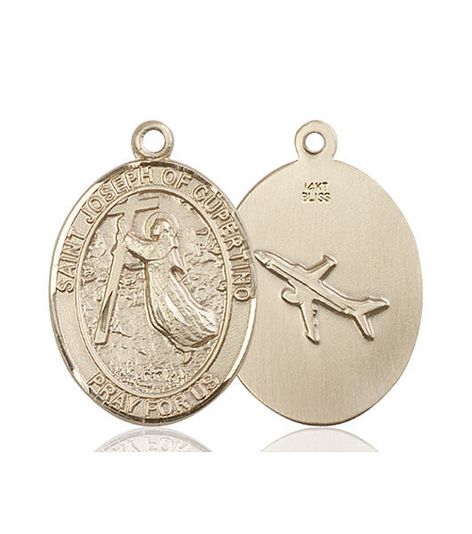 14kt Gold St. Joseph Of Cupertino Medal