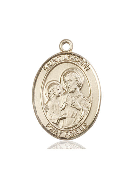 14kt Gold St. Joseph Medal