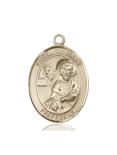 14kt Gold St. Mark the Evangelist Medal