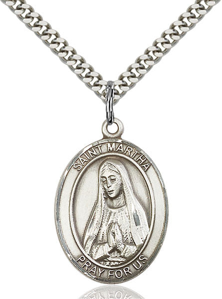 Sterling Silver St. Martha Pendant