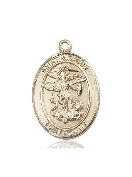 14kt Gold St. Michael / Paratrooper Medal