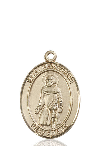 14kt Gold St. Peregrine Laziosi Medal