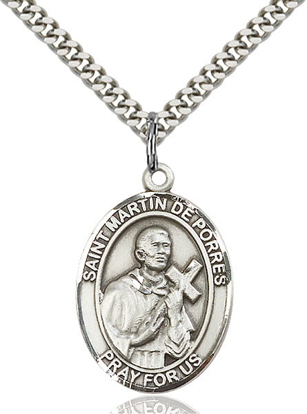 Sterling Silver St. Martin de Porres Pendant