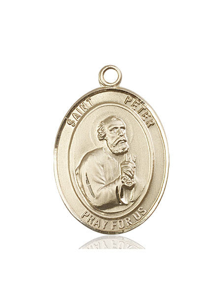 14kt Gold St. Peter the Apostle Medal