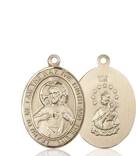 14kt Gold Scapular Medal