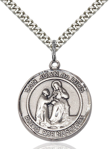 Sterling Silver San Juan de Dios Pendant