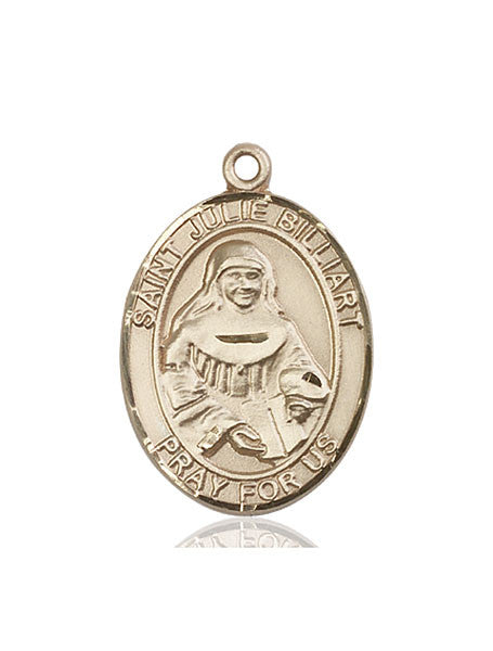 14kt Gold St. Julie Billiart Medal