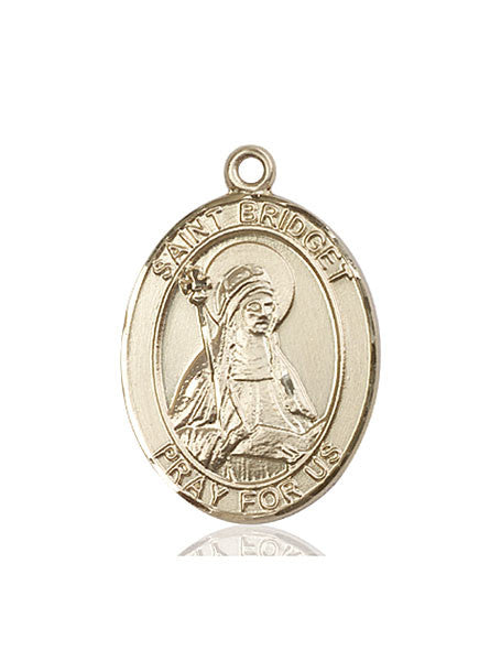 14kt Gold St. Bridget of Sweden Medal