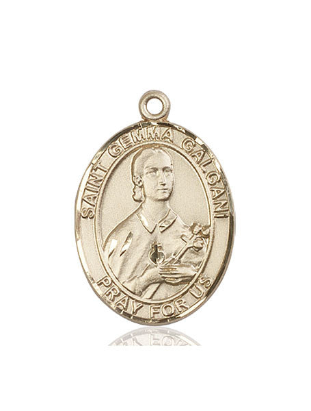 14kt Gold St. Gemma Galgani Medal