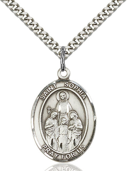 Sterling Silver St. Sophia Pendant