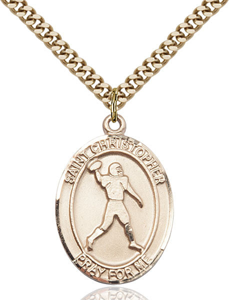 Gold Filled St. Christopher Pendant