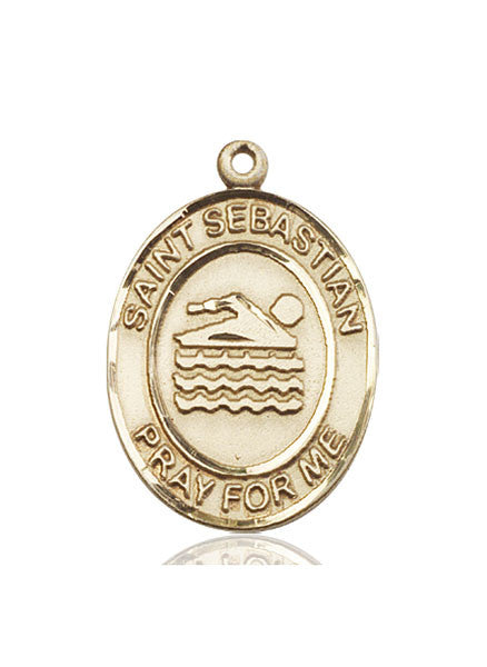 14kt Gold St. Sebastian Medal