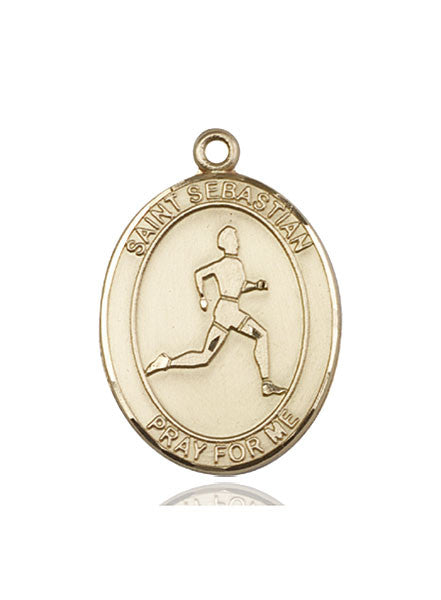 14kt Gold St. Sebastian Medal