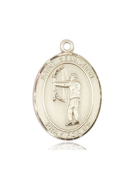 14kt Gold St. Sebastian / Archery Medal