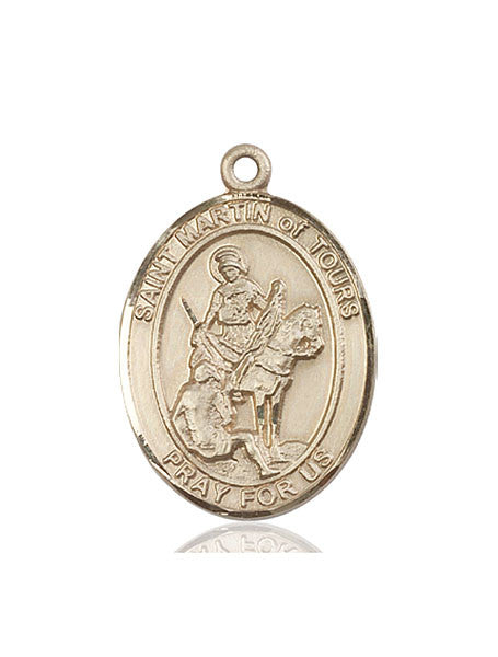 14kt Gold St. Martin of Tours Medal