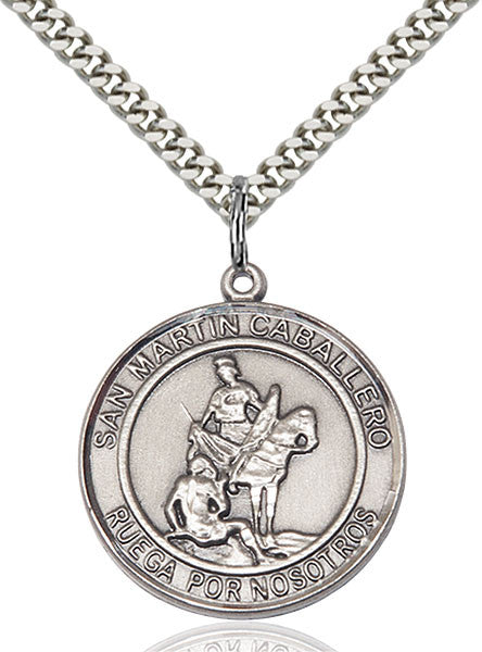 Sterling Silver San Martin Caballero Pendant