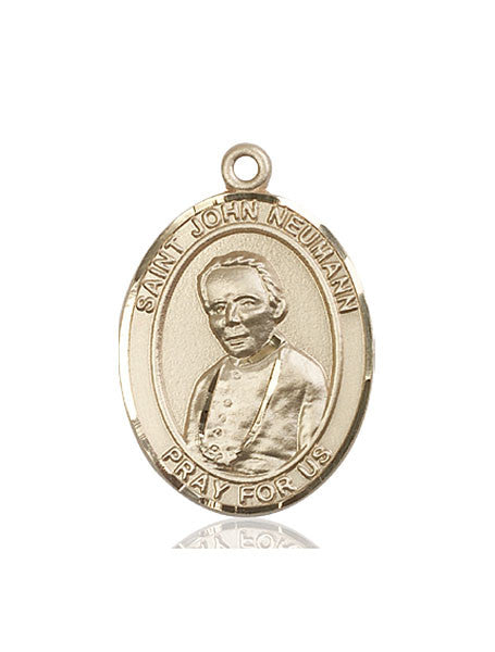 14kt Gold St. John Neumann Medal