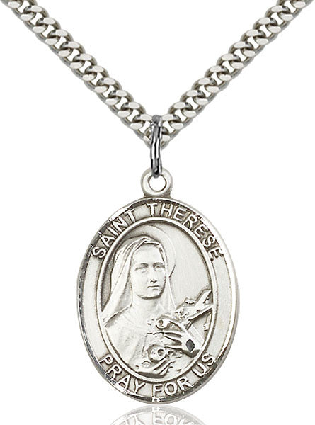 Sterling Silver St. Therese of Lisieux Pendant