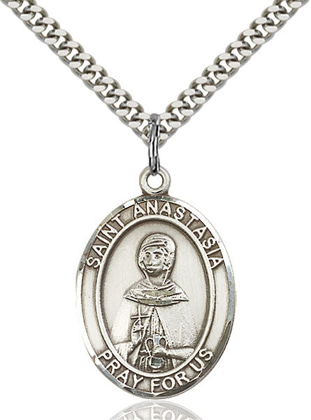 Sterling Silver St. Anastasia Pendant