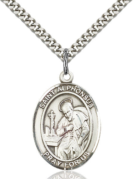 Sterling Silver St. Alphonsus Pendant