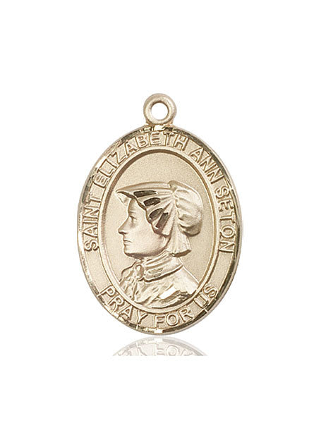 14kt Gold St. Elizabeth Ann Seton Medal