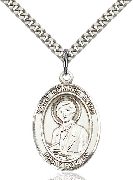 Sterling Silver St. Dominic Savio Pendant