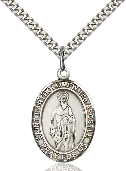 Sterling Silver St. Bartholomew the Apostle Pendan