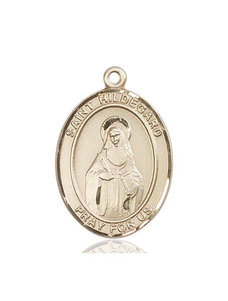 14kt Gold St. Hildegard Von Bingen Medal