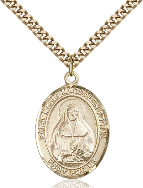 Gold Filled Marie Magdalen Postel Pendant