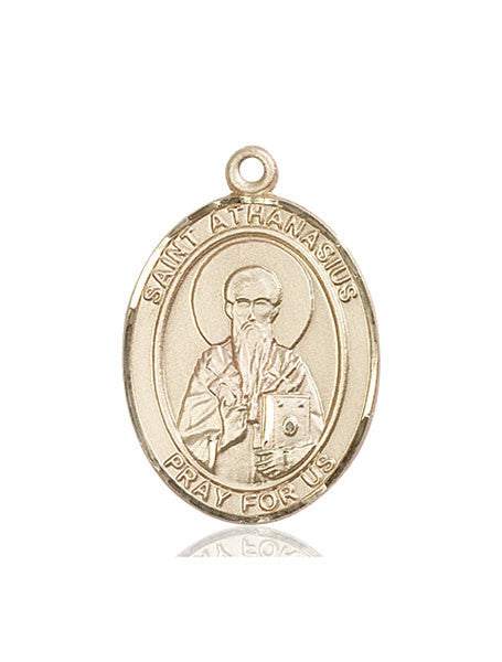 14kt Gold St. Athanasius Medal