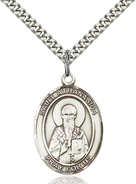 Sterling Silver St. Athanasius Pendant