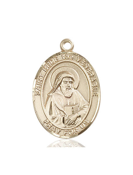 14kt Gold St. Bede the Venerable Medal