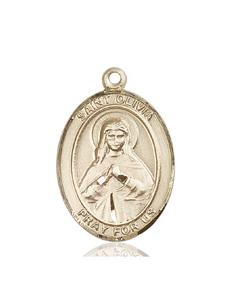 14kt Gold St. Olivia Medal