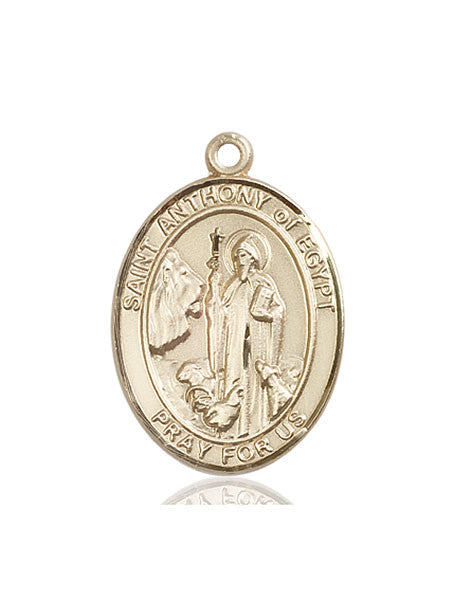 14kt Gold St. Anthony of Egypt Medal