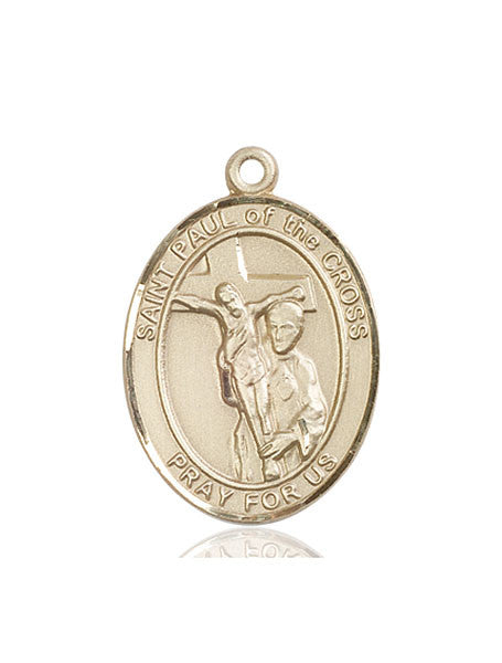 14kt Gold St. Paul of the Cross Medal