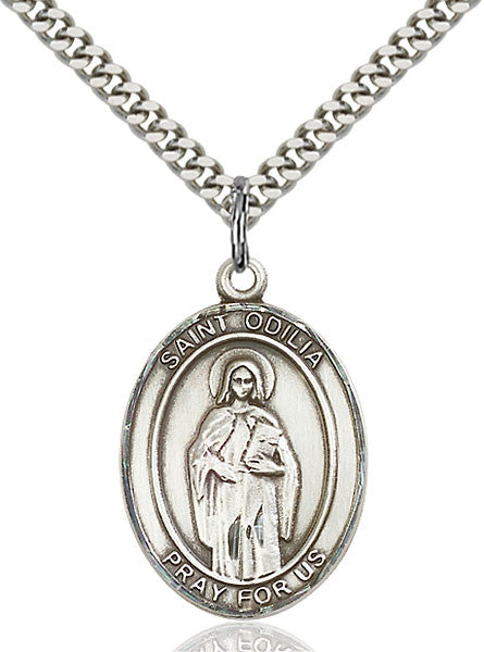 Sterling Silver St. Odilia Pendant